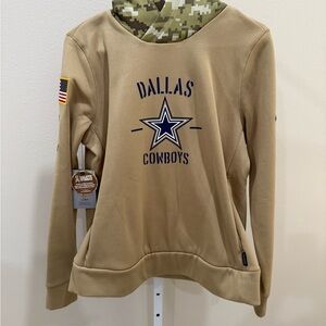 Nike Tan Dallas Cowboys Women's Hoodie